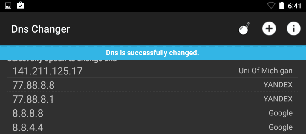 Dns Changer - Success