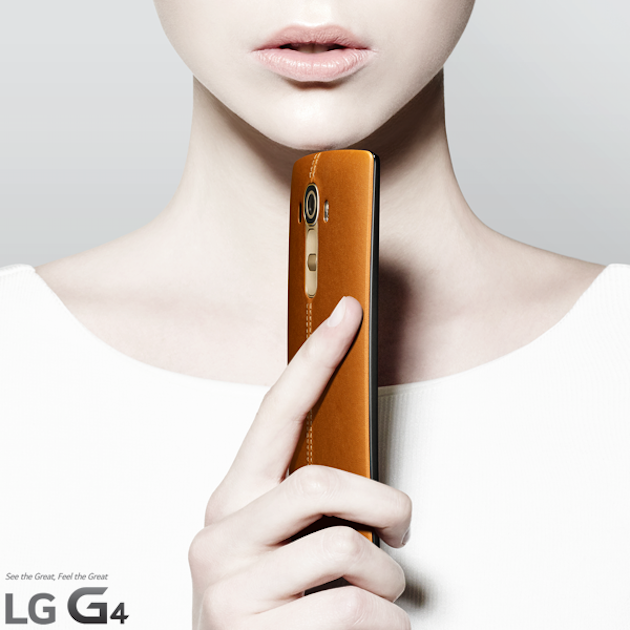 LG G4 leather back