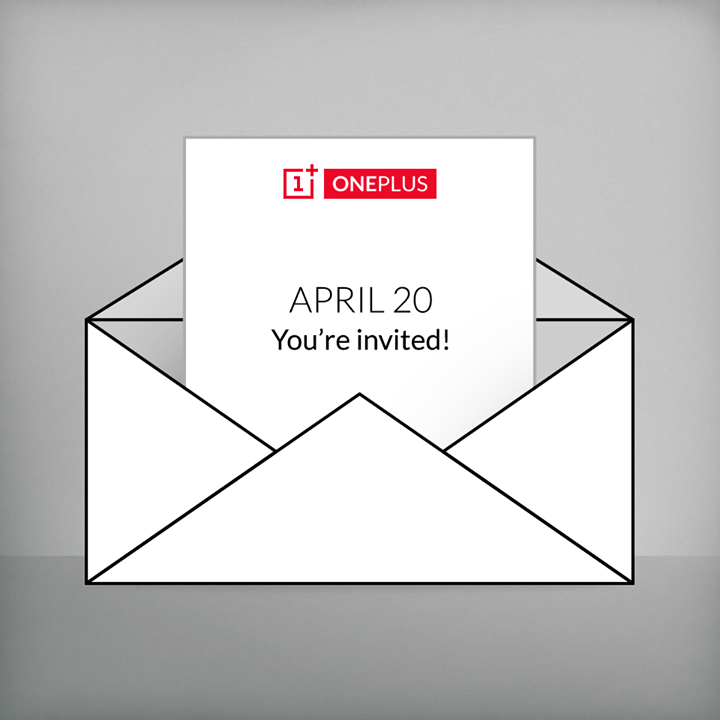 OnePlus April 20 invite