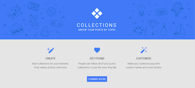 Google+ Collections