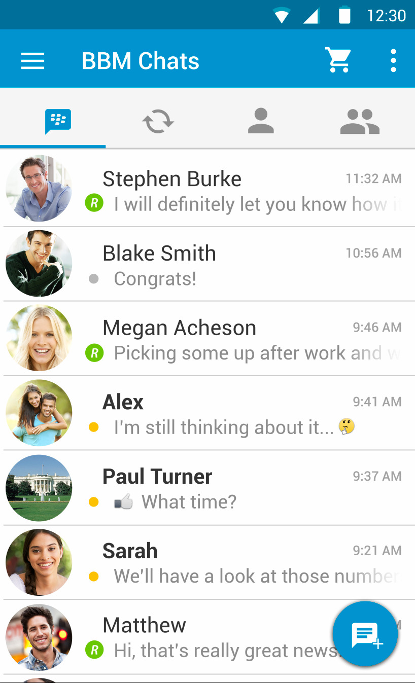 BBM Android Material