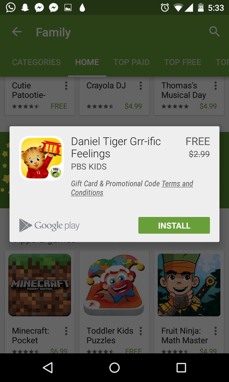 play store free app week 2