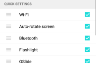 LG G4 notification panel