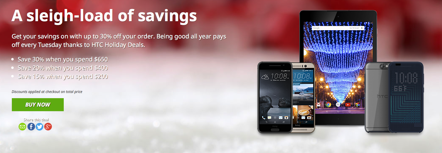 HTC Hot Deals discount