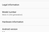 Moto G3 Marshmallow update