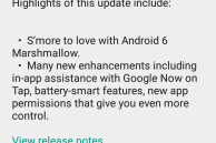 Moto G3 Marshmallow update