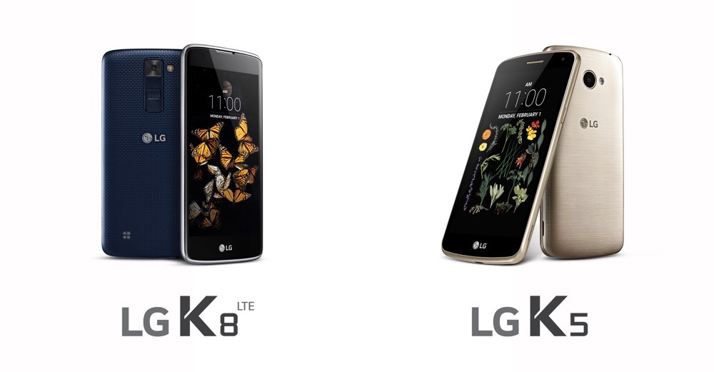 LG K8 and LG K5