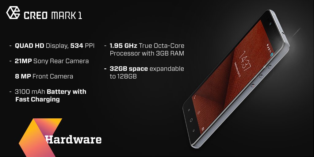 Creo Mark 1 specs