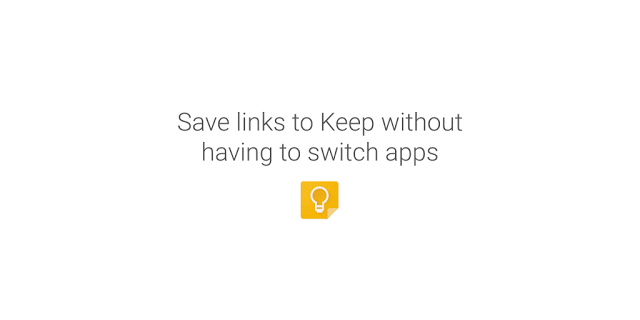 Google Keep Direct Save