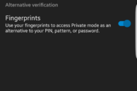 Galaxy S7 Private mode 2
