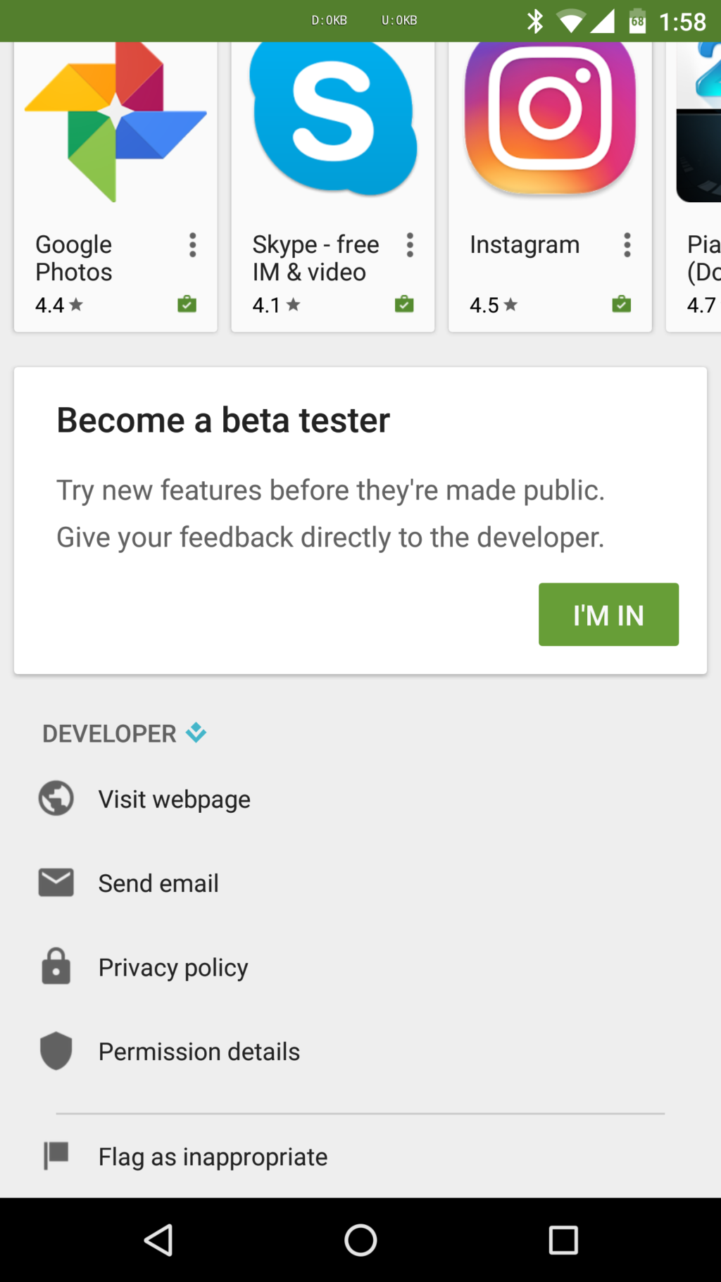 Google Play beta testing