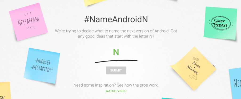 Name Android N