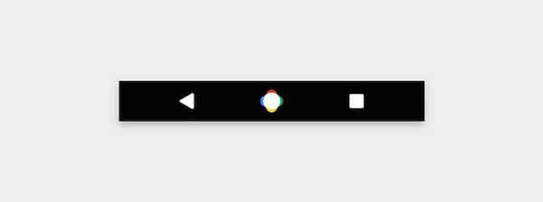 Android N redesigned buttons