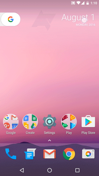 Nexus Google Launcher