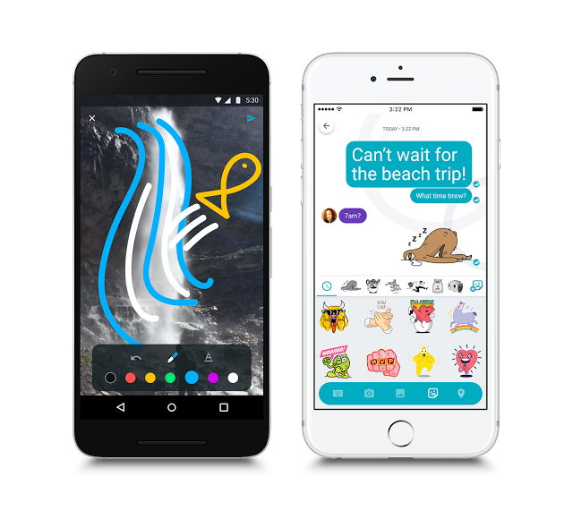 Google Allo screens