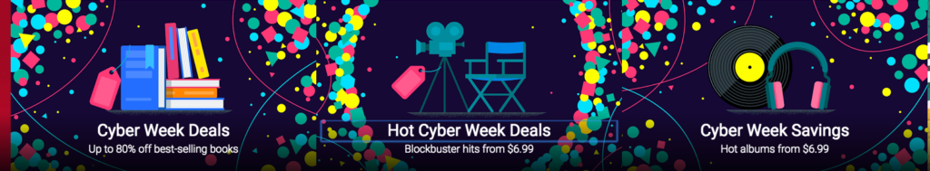 Cyber Week Google Play Sale