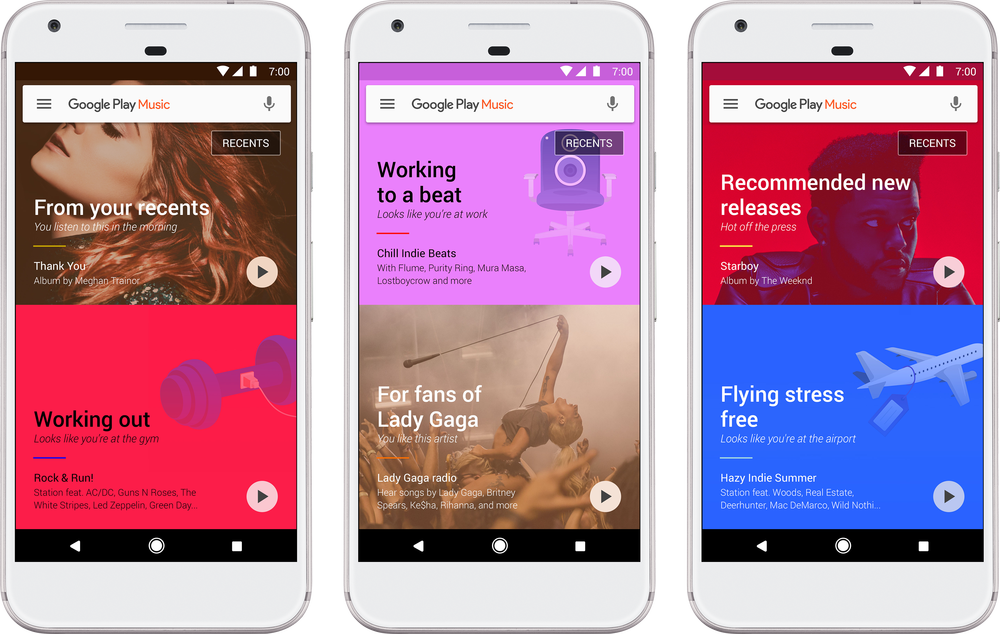 Google Play Music Streaming