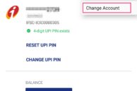 Change linked BHIM account