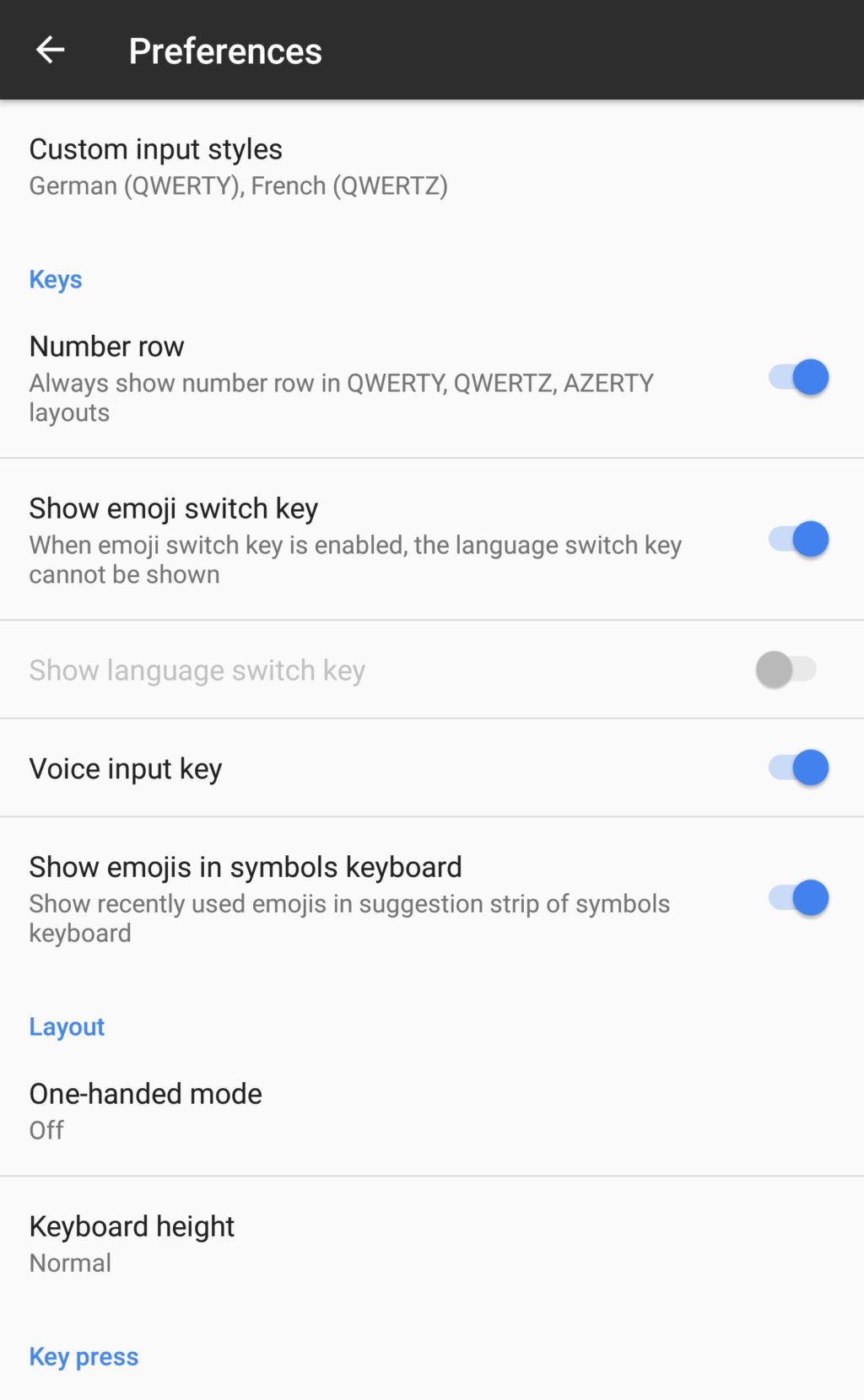 Gboard Android 3
