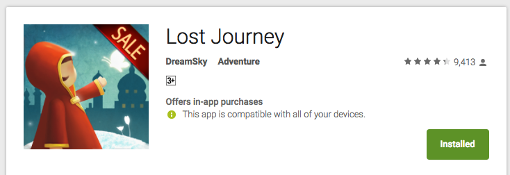lost journey cent sale