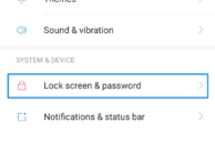 Redmi Note 4 App Lock