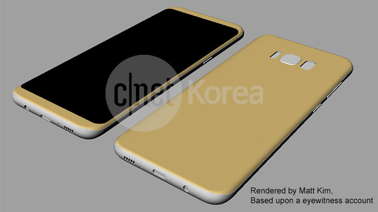 Galaxy S8 CNET render