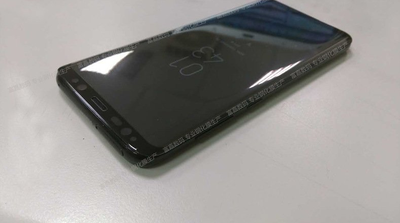 Galaxy S8 curved front