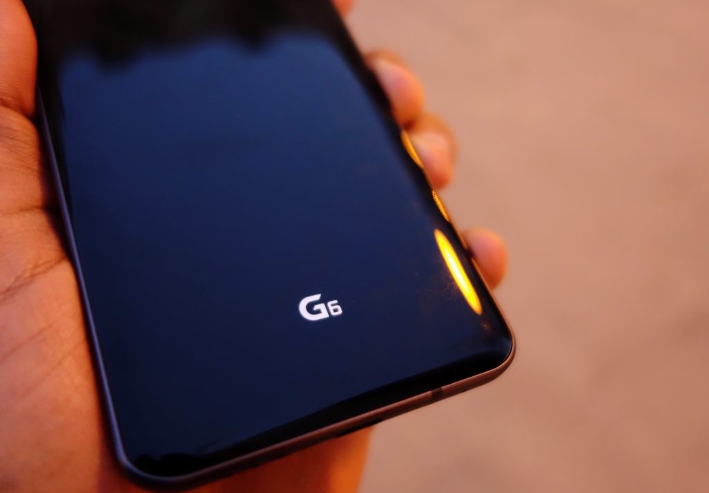 LG G6 rear logo