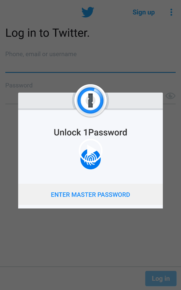 1Password Android o