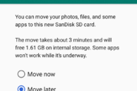 Moto G5 apps storage