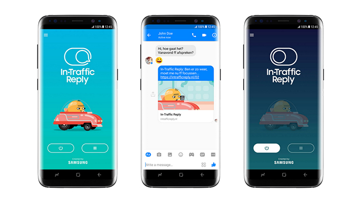 Samsung In Traffic Reply