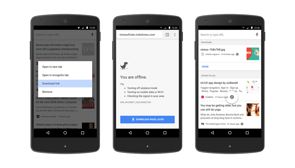 Chrome for Android Offline