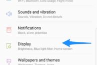 Galaxy S8 Display Settings 1