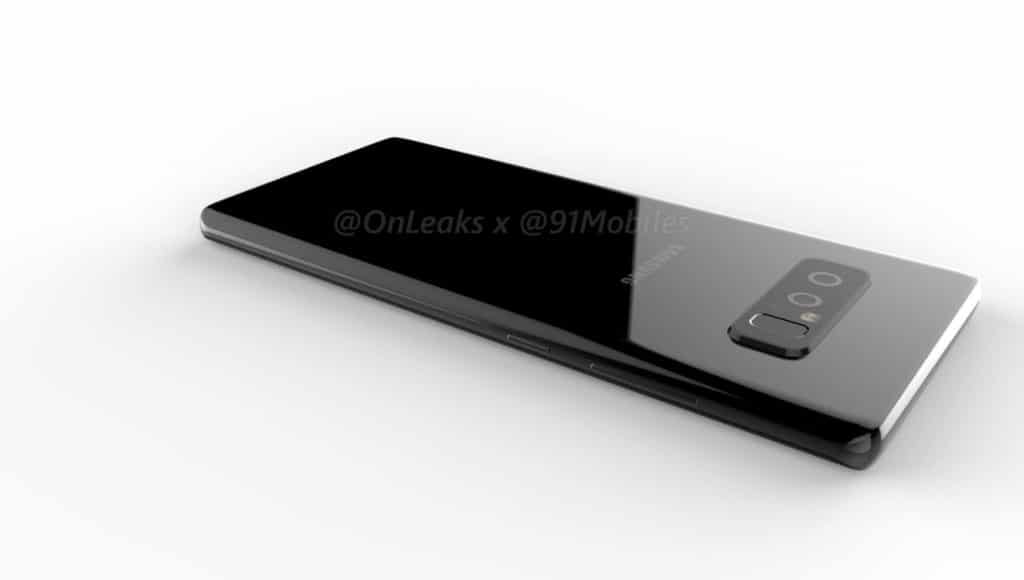 Galaxy Note 8 render