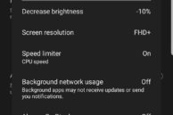 Galaxy S8 Battery mode