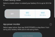 Galaxy S8 Power Saving mode 1