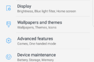 Hydro OS theme Galaxy S8