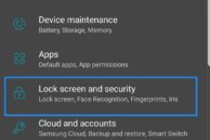 Lock Screen Security Galaxy S8