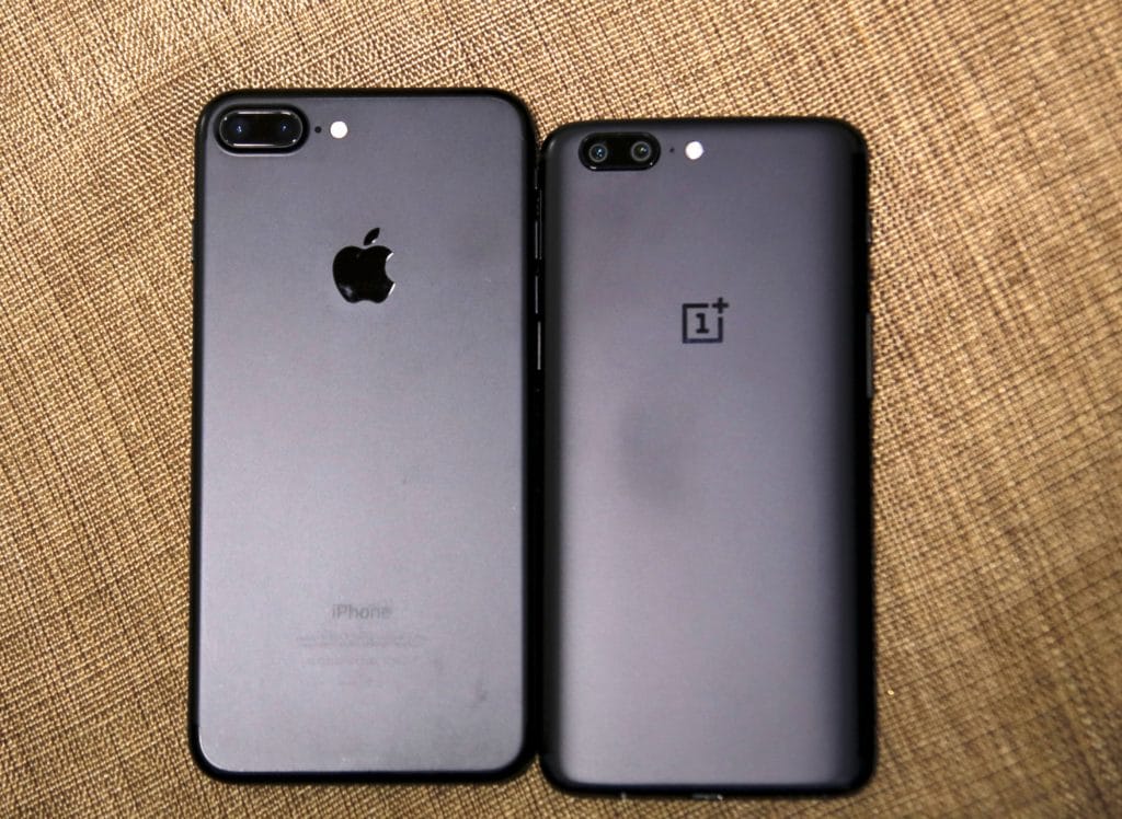 OnePlus 5 vs iPhone 7 Plus