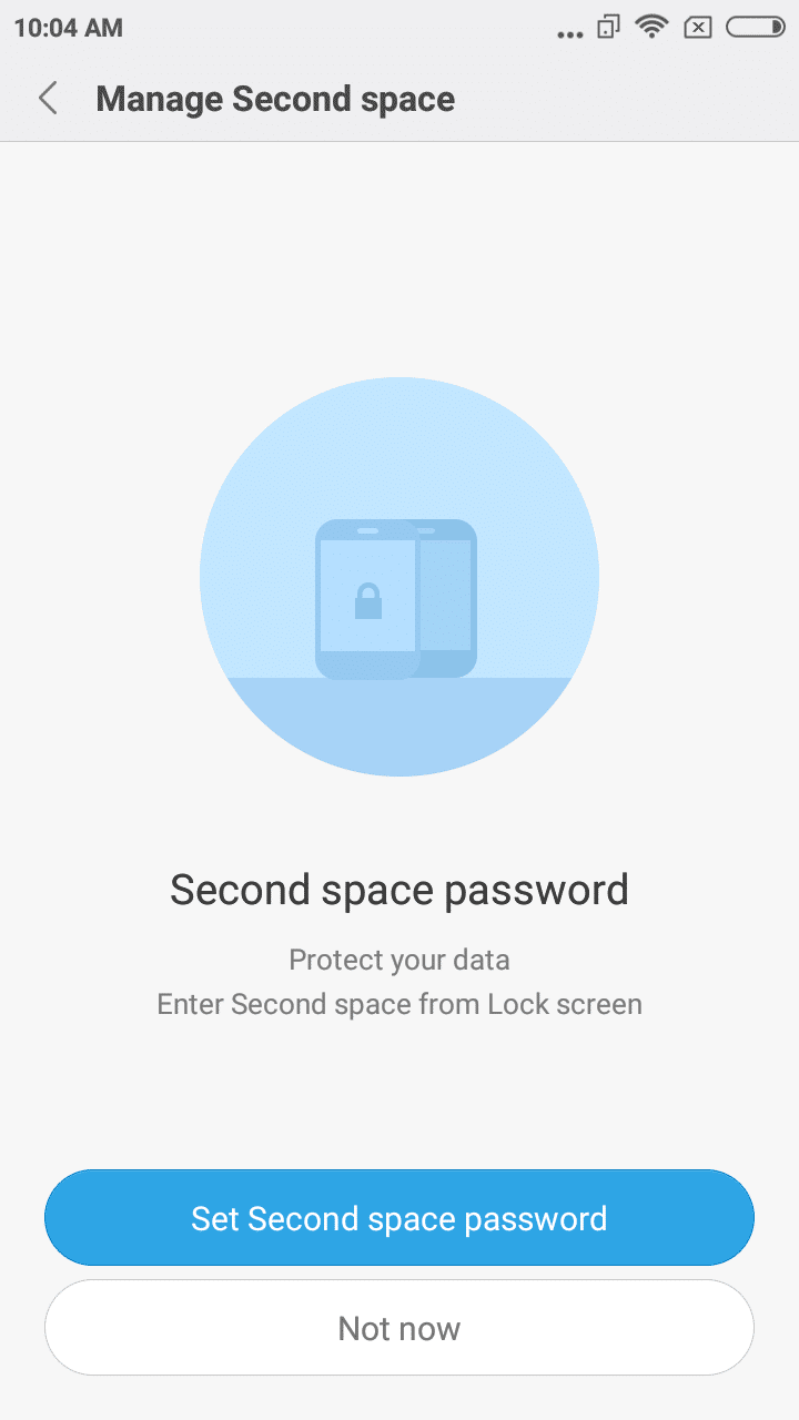MIUI Second Space 2