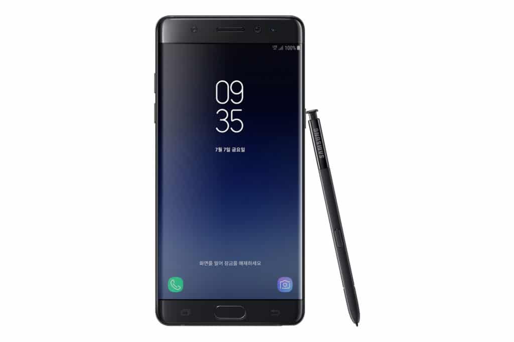 Galaxy Note FE front