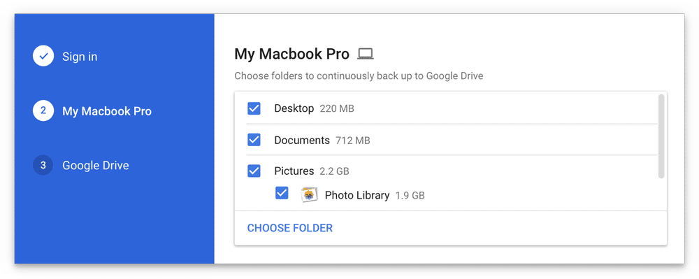 Google Backup SYnc