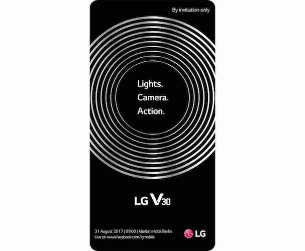 LG V30 public event invite
