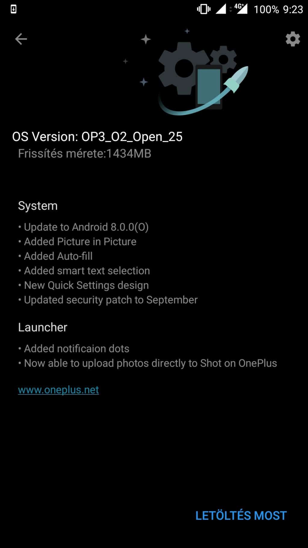 OP3 Oreo beta