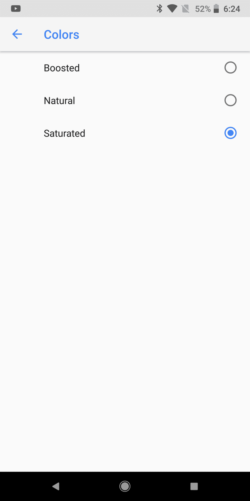Google Pixel 2 XL Saturated