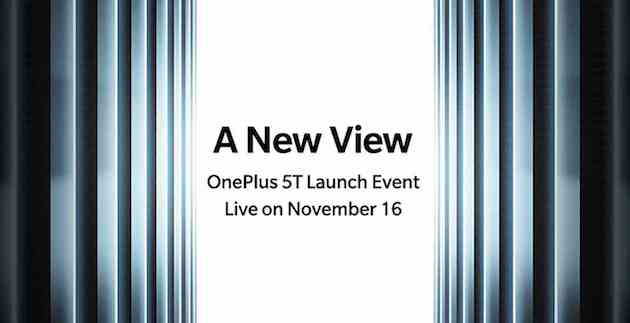 OnePlus 5T announcement reveal