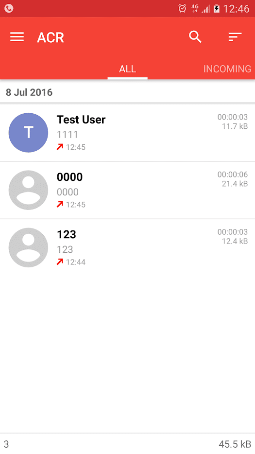ACR Call recorder