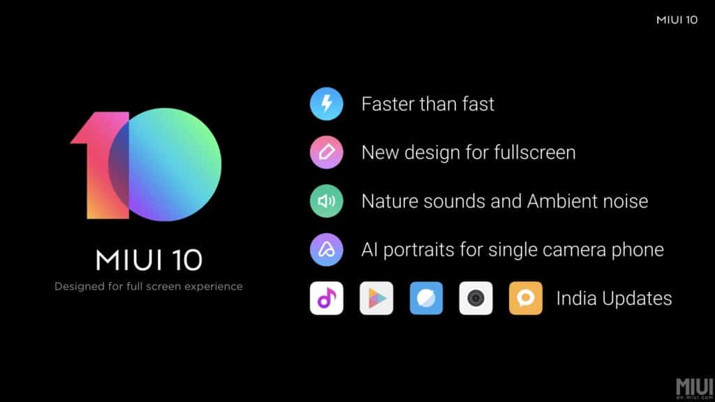 Global MIUI 10 Announced with Focus on Speed, Fullscreen Design, and AI 5 MIUI-10