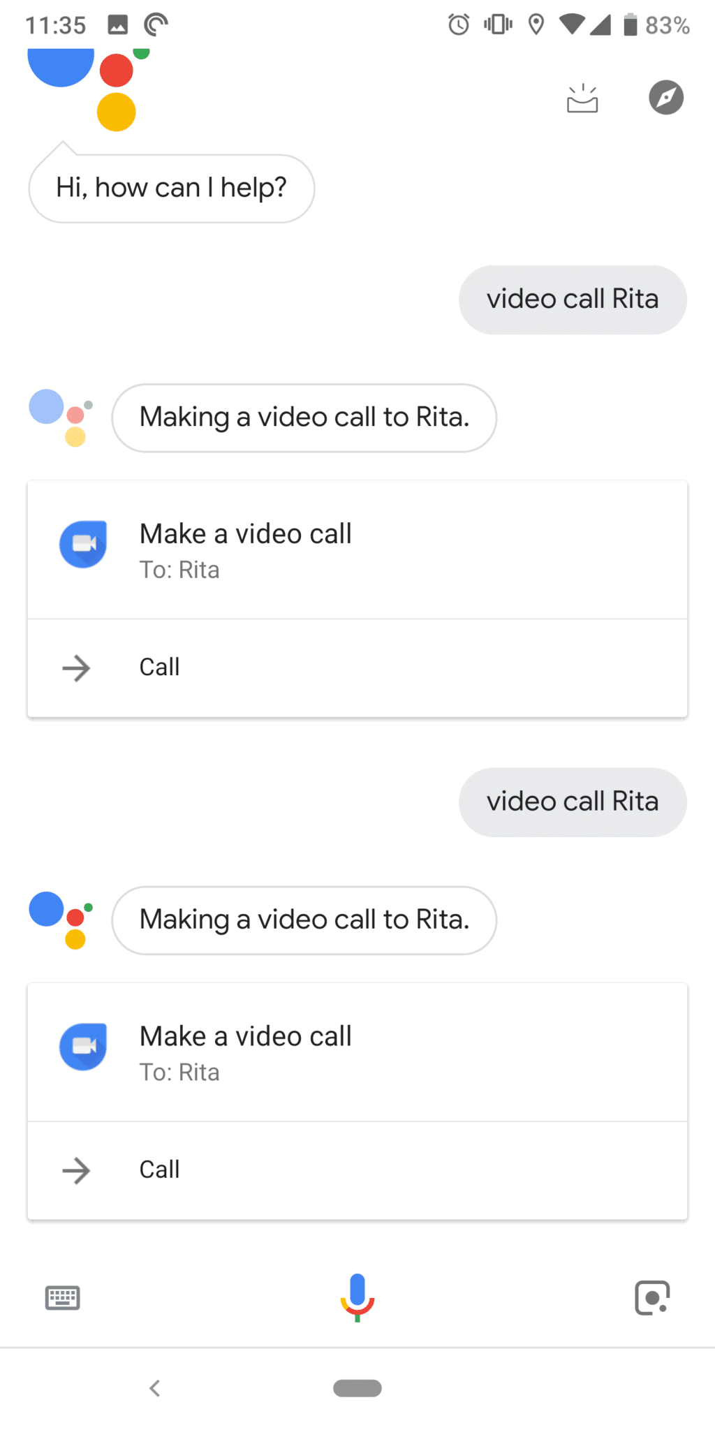 Google Assistant Duo integration