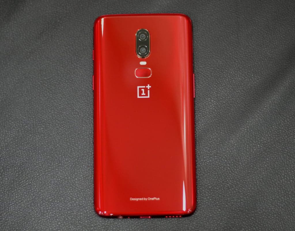 Red OnePlus 6